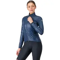 Castelli Women's Aria Shell 2 Jacket Maglietta da ciclismo Donna (M, blu)