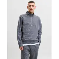 Jack & Jones Felpa Con Mezza Zip Stampato