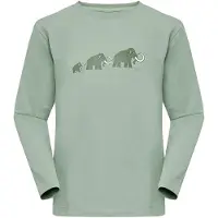 Mammut Kid's Core Longsleeve Logo Maglia a manica lunga Bambini (128, verde)
