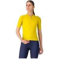 Castelli Women's Espresso 2 Jersey Maglietta da ciclismo Donna (S, giallo)