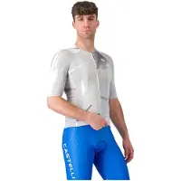 Castelli Aero Race 8S Jersey Maglietta da ciclismo Uomo (M, grigio)