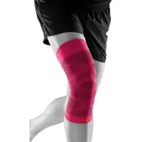 Bauerfeind Sports Compression Knee Support Bendaggio sportivo (S, rosso/fuchsia)