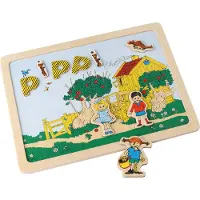 Peppi Pitkätossu Gioco beige / giallo / verde / rosso scuro