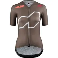 Assos Women's Dyora R Jersey We Are The A Maglietta da ciclismo Donna (M, marrone/grigio)
