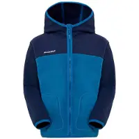 Mammut Kid's Waymarker Midlayer Hooded Jacket Giacca in pile Bambini (152, blu)