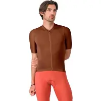 Castelli Espresso 2 Jersey Maglietta da ciclismo Uomo (L, marrone)