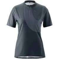 Gonso Women's Adventure Jersey Halfzip Maglietta da ciclismo Donna (36, blu)