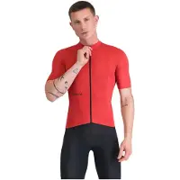 Sportful Classic Jersey Maglietta da ciclismo Uomo (L, rosso)