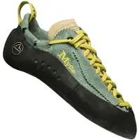 La Sportiva Women's Mythos Eco Scarpette da arrampicata Donna (35, nero/olivia)