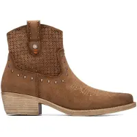 Refresh per donna. 17504202-CAMEL Stivali 175042 marrone (40), 3 a 5cm, Cerniera, Casual