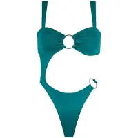 Acuarela Brand Costume intero 'Sirena' blu