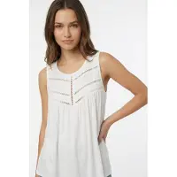 O'Neill Women's Essentials Tokeena Tanktop Top Donna (L, bianco)
