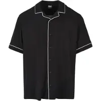 Urban Classics Bowling Shirt Black Taglia: S | Camicie Casual Outlet | Uomo | Nero