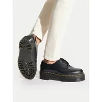 Dr. Martens Scarpa stringata '1461 Quad' giallo oro / nero