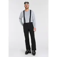 Icepeak - Pantalone da sci impermeabile e traspirante - Freiberg Noir in Pelle - Taglia M - Nero