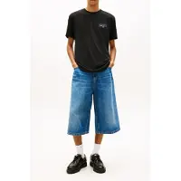 Tommy Hilfiger Tjm Regular Poster Ss Tee Black Taglia: XL | T-shirt stampate Outlet | Uomo | Nero
