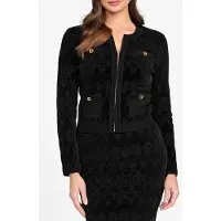 Guess Marciano GUESS Adele Logo Chenille Jet Black A996 Taglia: S | Bomber Outlet | Donna | Nero