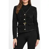 Guess Marciano GUESS Sue Belted Blazer Jet Black A996 Taglia: 44 | Blazers Outlet | Donna | Nero