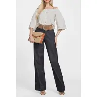 Guess Marciano GUESS Pat Off Shoulder Top Sandy Shore Taglia: 44 | Magliette intime Outlet | Donna | Marrone