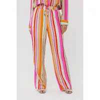 Esqualo Trousers Wide Striped Print Taglia: 42 | Pantaloni Outlet | Donna
