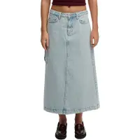Superdry per donna. W7210406A Gonna Denim Cargo Maxi blu (XS), Casual, Cotone