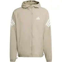 Adidas Adi365 Branded 3-Stripes Jacket Giacca da corsa Uomo (L, beige)