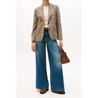 Tommy Hilfiger Core Check Regular Straight Blazer Brown Taglia: 36 | Blazers Outlet | Donna | Marrone