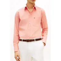 Tommy Hilfiger Light Oxford Solid Shirt Brilliant Orange Taglia: L | Camicie Casual Outlet | Uomo | Arancione