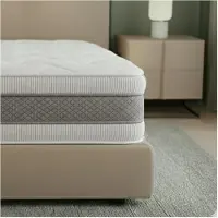 THE WHITE STONE Orthopedic Memory Mattress H20 cm | Zoned | Breathable 3D Air | Hypoallergenic | Ergonomic Support (140 x 190)
