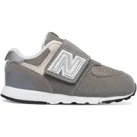 New Balance unisex per bambino. NW574V1 Scarpe da ginnastica 574 New-b grigie (21), Basso, Velcro, Casual, Grigio, moda per bambini