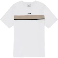 FILA Forcoli Regular Taped T-shirt Bright White Taglia: 158/164 | T-shirt Outlet | Unisex | Bianco