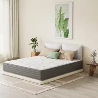 HOMAVO Materasso 180x200x22cm a molle insacchettate a 7 zone, grado di rigidità H3, materasso a molle ortopedico, materasso a molle in schiuma comfort