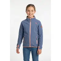 TROLLKIDS Girls Sandefjord Jacket Giacca in pile Bambini (110, blu)