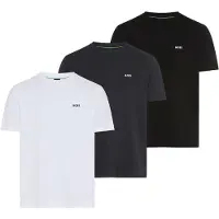 BOSS per uomo. 50559436 Pack 3 T-shirt Basic bianco, nero, blu navy (L), Casual, Multicolore, Cotone, Manica corta