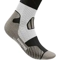 Bauerfeind Sports Trail Run Mid Cut Socks Calze da running Uomo (46-49, grigio)