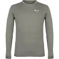 Salewa Puez Melange Dry L/S Tee Maglia funzionale Uomo (M, grigio)