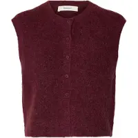 Selected Gilet A Maglia Donne Rosso XL