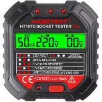 Habotest Tester per prese con display digitale Ht107D