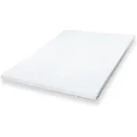 THE WHITE STONE Il Topper Pietra Bianca Memory Foam per letto matrimoniale 170x200