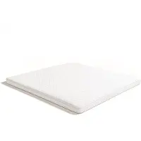 THE WHITE STONE Topper matrimoniale francese 140x200 Memory Foam Puro | Altezza 5 cm | Traspirante e Anallergico