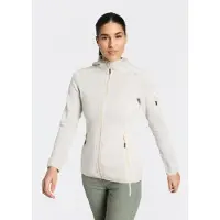 CMP Women's Jacket Fix Hood Jacquard Knitted 3H19826 Giacca in pile Donna (34, grigio/beige)