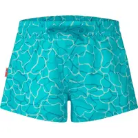 TROLLKIDS Girl's Haukland Shorts Pantaloncino da bagno Bambini (92, turchese)