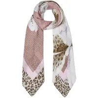 Liu Jo foulard da donna con dettagli animalieri a contrasto colore rosa