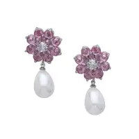 Avant Garde Orecchini 'Regavie' rosa chiaro