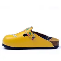 Calceo Clogs 'Calceo' giallo scuro