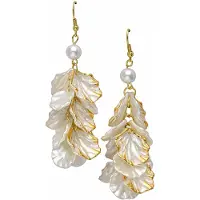 Avant Garde Orecchini bianco