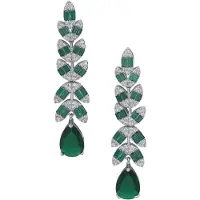 Avant Garde Orecchini 'Zirelle' verde