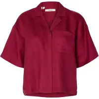 Selected Camicia In Misto Lino Donne Viola 40