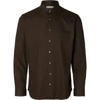Selected Camicia Uomini Marrone L