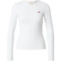 Levi's per donna. 001J4-0003 Maglietta Hayes bianco (S), Casual, Cotone, Manica lunga